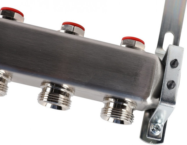 Для отопления Rommer 1"/3/4"x8 с запорными клапанами (RMS-3200-000008)