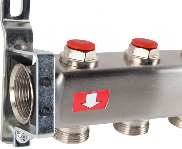 Для отопления Rommer 1"/3/4"x8 с запорными клапанами (RMS-3200-000008)