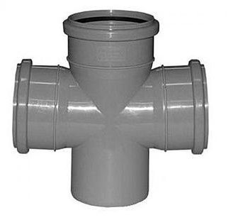 Крестовина канализационная Политэк 110 угол 90