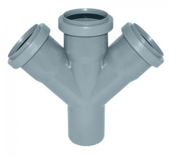 Крестовина канализационная Политэк 50 угол 45