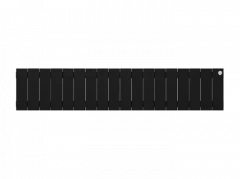 Биметаллический радиатор отопления Royal Thermo PianoForte 200 18 секций Noir Sable