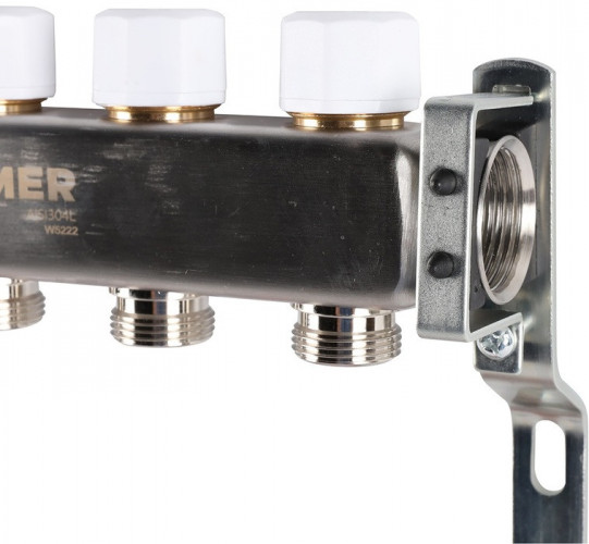 Для отопления Rommer 1"/3/4"x8 с расходомерами (RMS-1200-000008)