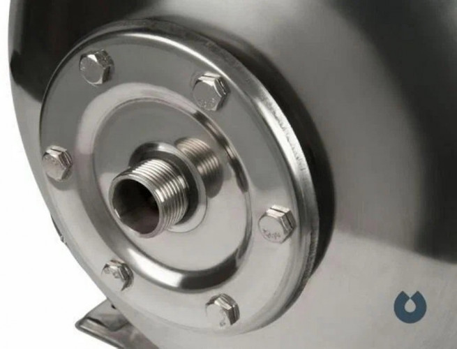 Расширительный бак Unipump 50л, (гор.), нерж. сталь, мембрана EPDM