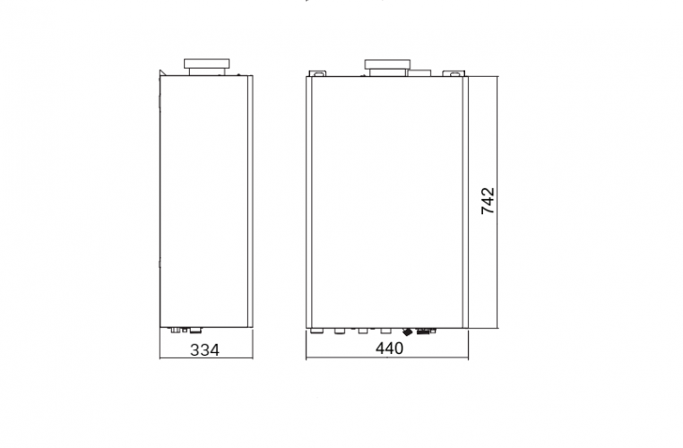 Настенный газовый котел 28 кВт Thermex EuroElite F28