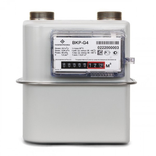 Счётчик газа ВКР-G4 левый Газэлектроника