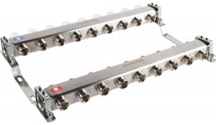 Для отопления Rommer 1"/3/4"x9 с запорными клапанами (RMS-3200-000009)