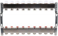 Для отопления Rommer 1"/3/4"x9 с запорными клапанами (RMS-3200-000009)