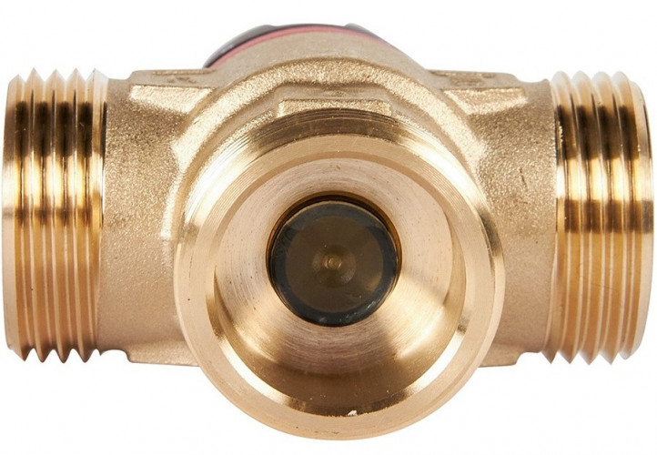 Смесительный клапан Rommer 1" НР 30-65°С KV 2,3 (RVM-1131-236525) центральное смешивание