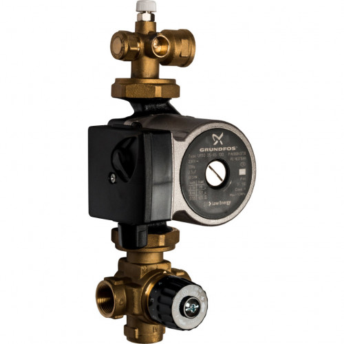 Насосно-смесительный узел с байпасом насос Grundfos UPSO 25-65 130 STOUT SDG-0020-002002