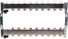 Для отопления Rommer 1"/3/4"x9 с запорными клапанами (RMS-3201-000009)