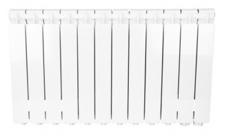 Радиатор алюминиевый Stout Bravo AL 500 12 секц нижнее правое подключение