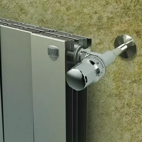 Биметаллический радиатор отопления Royal Thermo PianoForte 500 6 секций Silver Satin