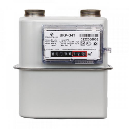 Счётчик газа ВКР-G4Т левый Газэлектроника
