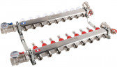 Для отопления Rommer 1"/3/4"x9 с расходомерами (RMS-1210-000009)