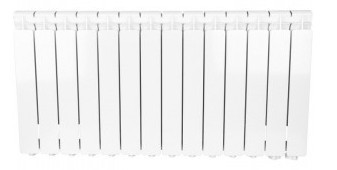 Радиатор алюминиевый Stout Bravo AL 500 14 секц нижнее правое подключение