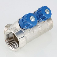 Коллектор с регулировочными вентилями Valtec 1*2*3/4 VT.560.NE