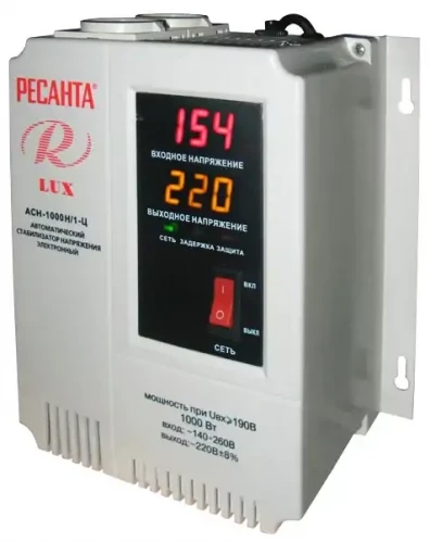 Стабилизатор напряжения Ресанта LUX АСН-1000 Н/1-Ц