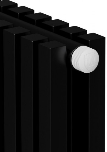 Стальной трубчатый радиатор 2-колончатый Royal Thermo Shift Q30 VC2180 - 04 секц. RAL9005m, нижнее 1/2