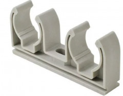 Опора двойная Valfex 20/22 серая