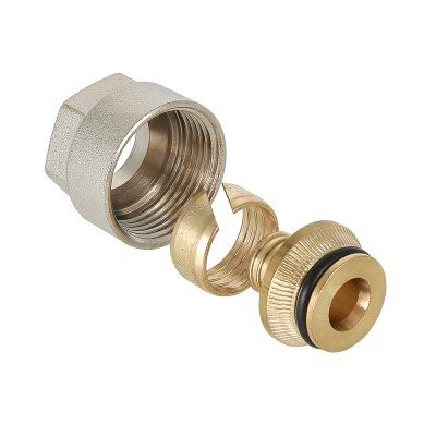 Фитинг обжимной евроконус с накидной гайкой VALTEC VT.4410.NE.16 16x3/4"