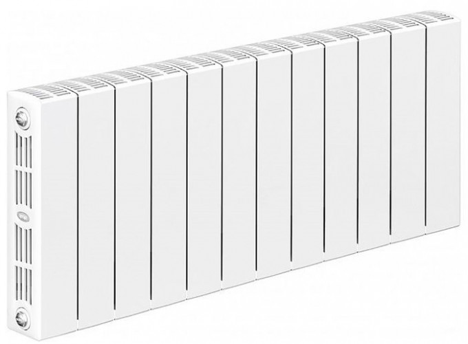 Биметаллический радиатор Rifar SUPReMO 350 х12 секц НП прав (VR)