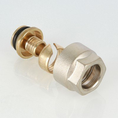 Фитинг обжимной евроконус с накидной гайкой VALTEC VT.4410.NE.20 20x3/4"