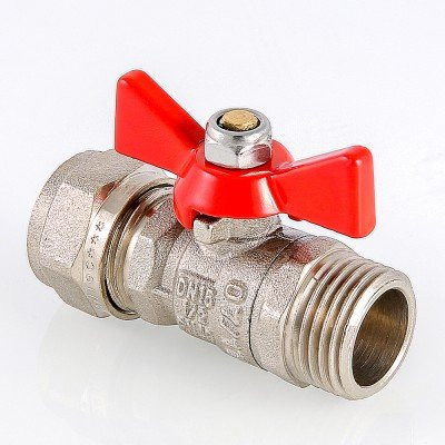 Кран шаровый под обжим Valtec 16 мм х 1/2 VT.341