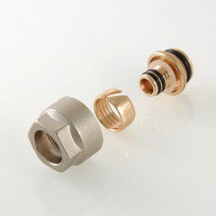 Фитинг обжимной евроконус с накидной гайкой VALTEC VT.4420.NE.20 20x3/4"