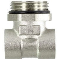 Тройник-наконечник под воздухоотводчик и сливной кран TIM 1/2"х1/2"х1" М320-422