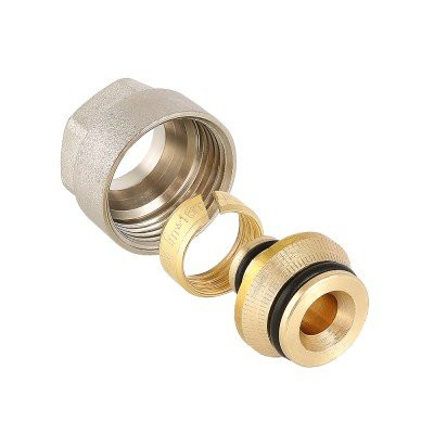 Фитинг обжимной евроконус с накидной гайкой VALTEC VT.4420.NVE.20 20x3/4"