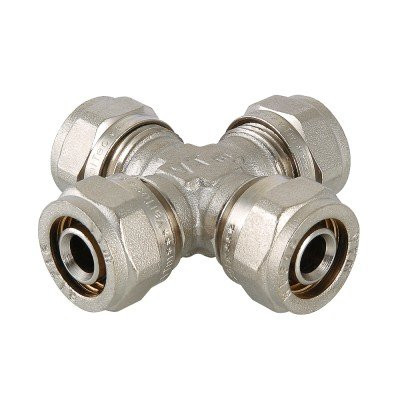 Фитинг обжимной крестовина VALTEC VTm.341.N.161616 16x16x16x16