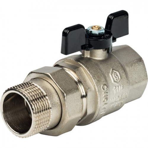 Кран шаровой с накидной гайкой STOUT 1 1/4" SVB-0007-000032