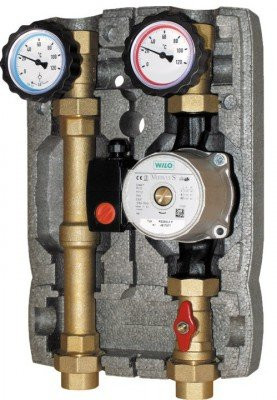 Насосная группа Flowtherm 1 со смесителем без насоса c изоляцией FMi125