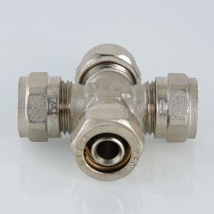 Фитинг обжимной крестовина VALTEC VTm.341.N.202020 20x20x20x20