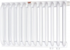 Стальной трубчатый радиатор 2-колончатый Rommer RST 2030/12 нижнее правое подключение RAL9016