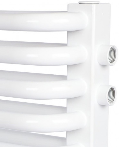 Стальной трубчатый радиатор 2-колончатый Rommer RST 2030/12 нижнее правое подключение RAL9016