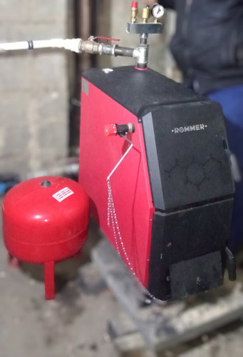 Твердотопливный котел Rommer 21 кВт