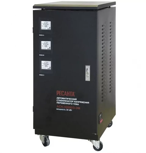 Стабилизатор напряжения Ресанта АСН-30000/3-ЭМ