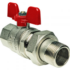 Кран шаровой с накидной гайкой STOUT 1 1/4 SVB-1007-000032