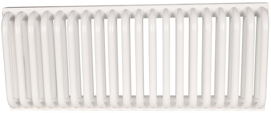 Стальной трубчатый радиатор 2-колончатый Rommer RST 2030/20 боковое подключение RAL9016