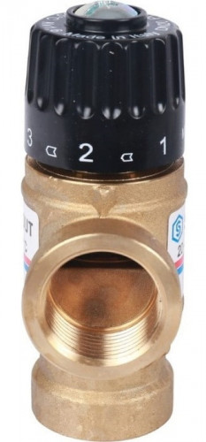 Смесительный клапан STOUT 3/4 ВР 20-43°С KV 1,6 м3/ч