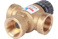 Смесительный клапан STOUT 3/4 ВР 20-43°С KV 1,6 м3/ч