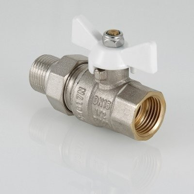 Кран шаровый с накидной гайкой Valtec 1/ 2 VT.227.NW.04