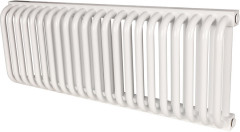 Стальной трубчатый радиатор 2-колончатый Rommer RST 2030/22 боковое подключение RAL9016