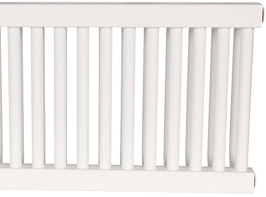 Стальной трубчатый радиатор 2-колончатый Rommer RST 2030/22 боковое подключение RAL9016