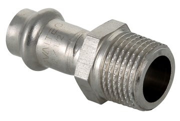 Соединитель из нержавеющей стали с наружной резьбой Valtec 18х1/2