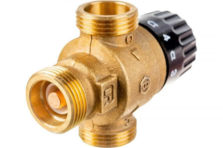 Смесительный клапан STOUT 3/4 НР 30-65°С KV 1,8