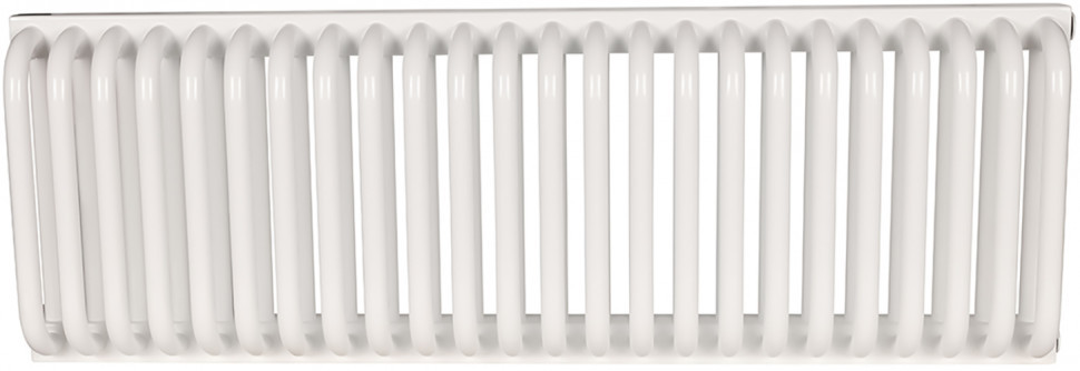 Стальной трубчатый радиатор 2-колончатый Rommer RST 2030/24 боковое подключение RAL9016