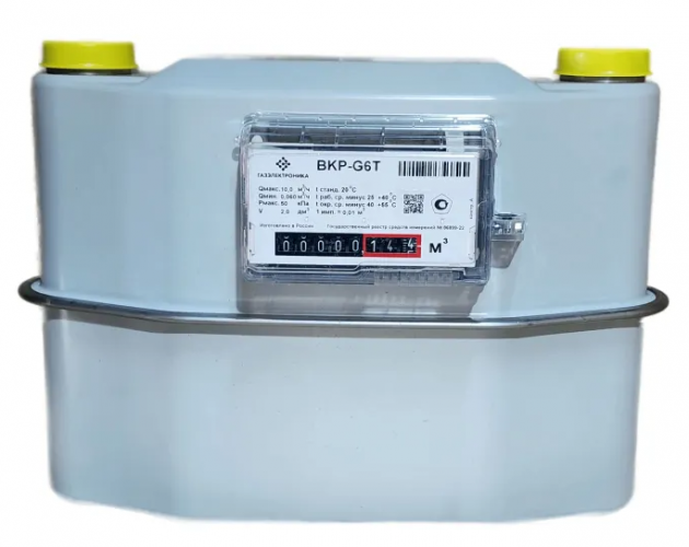 Счётчик газа ВКР-G6Т левый