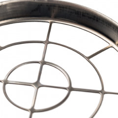 Решетка STOUT из нержавеющей стали DN80 для воздухоподводящей трубы